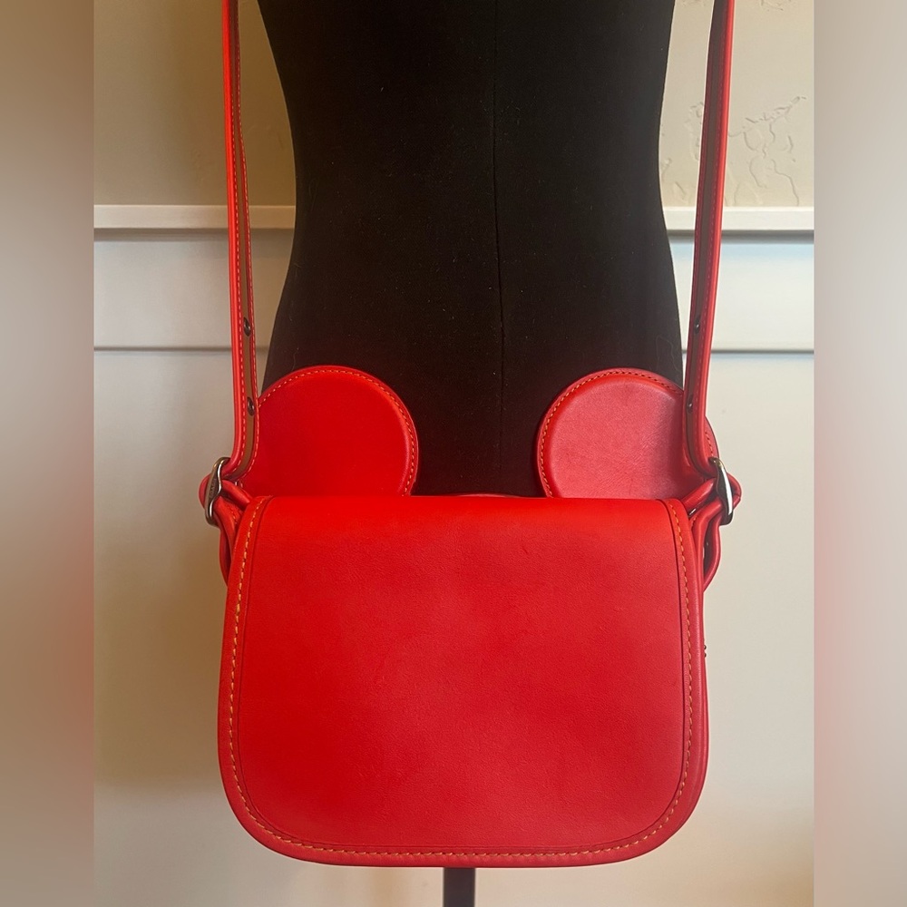 Coach X Disney Patricia Saddle With Mickey Ears